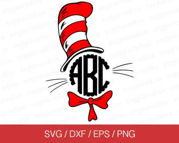 Download Dr Seuss Monogram Frame SVG Dr Seuss Frame SVG Svg Eps