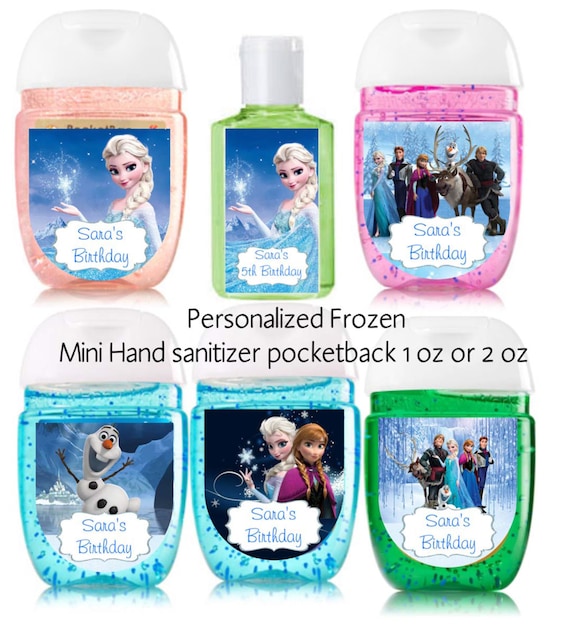 Frozen hand sanitizer label 1 oz or 2oz by OKPRINTABLESSHOP