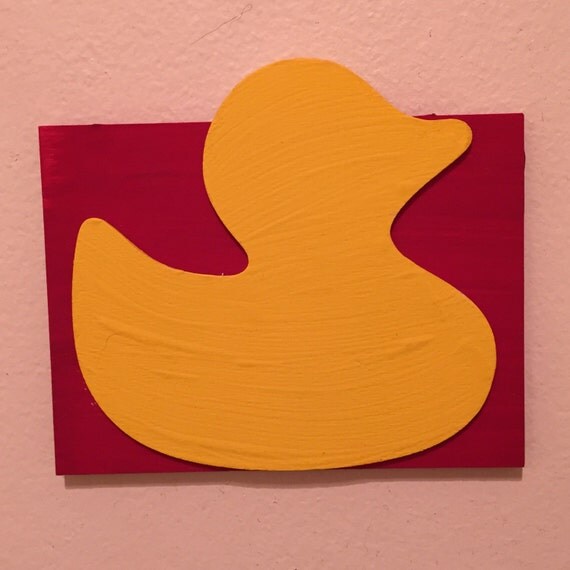Items similar to Rubber Ducky Wall Art on Etsy