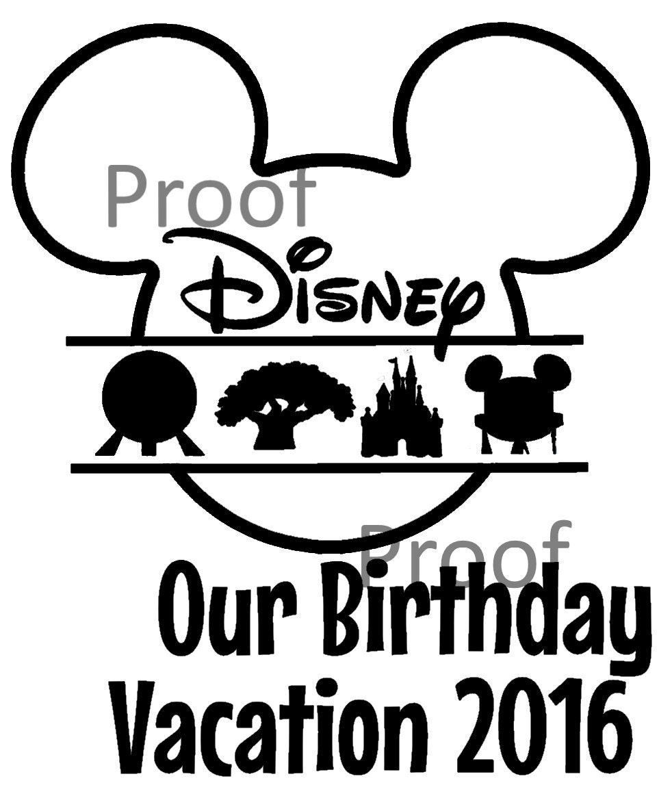 SVG & PNG Digital File Download Disney World 4 Theme by 43nineteen