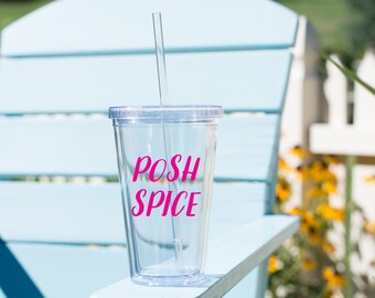 Posh Spice tumbler // spice girls mug // spice girls gift // group gift // group costume // gift for friends // gift for her // throwback