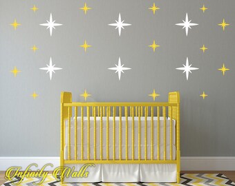 starburst multi color wall decor decals metallic starburst decal set sparklepattern decals nursery - Starburst Wall Decor starburst multi color wall decor decals metallic starburst decal set sparklepattern decals nursery - Starburst Wall Decor