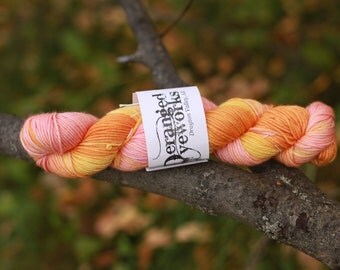 Twisted Grapefruit - 100% Superwash Merino Wool Yarn - Worsted Weight