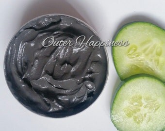 cucumber dead sea clay mask, organic face mask, vegan face mask, cucumber mask, cucumber skincare, dead sea clay, yoga face mask, yogi face