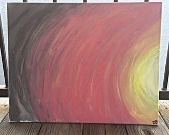 Abstract art by CraftyByDAnna on Etsy