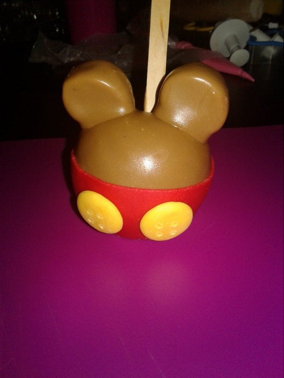 mickey mouse candy apple