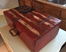 Popular items for rustic toolbox on Etsy