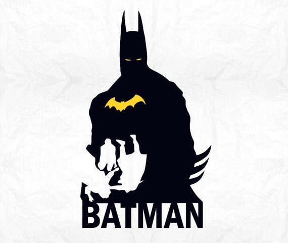 Download Batman silhouette cuttable Cricut printable by TheSecondLemon