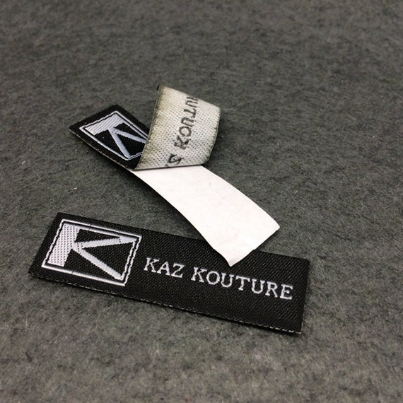 100-1000 pcs Custom adhesive clothing labels, peel off clothing label