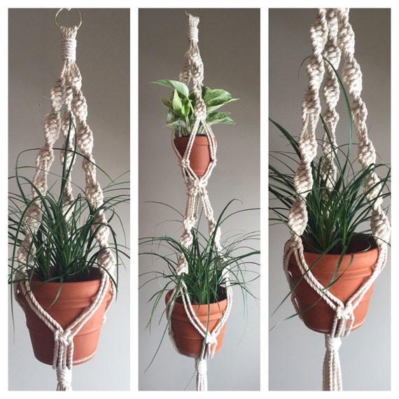 Hippie Bohemian Hanging Plant Macramé
