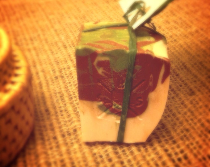 Dickensian Christmas Cube Book Soap- Guest Soap, Handmade Soap, Natural Soap, Cold Process Soap, Handcrafted Soap