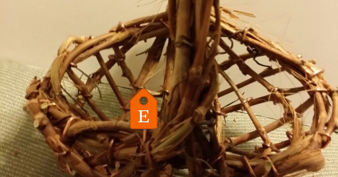 Flower Girl Basket Grapevine Basket Grapevine Rustic Wedding