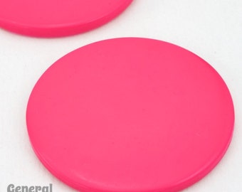 40mm Dark Pink Round Blank (8 Pcs) #4793
