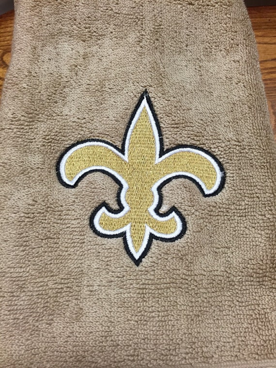fleur de lis embroidered hand towel fleur de lis embroidered hand towel