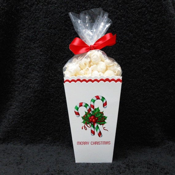 christmas popcorn box candy cane popcorn box gift box christmas popcorn box candy cane popcorn box gift box