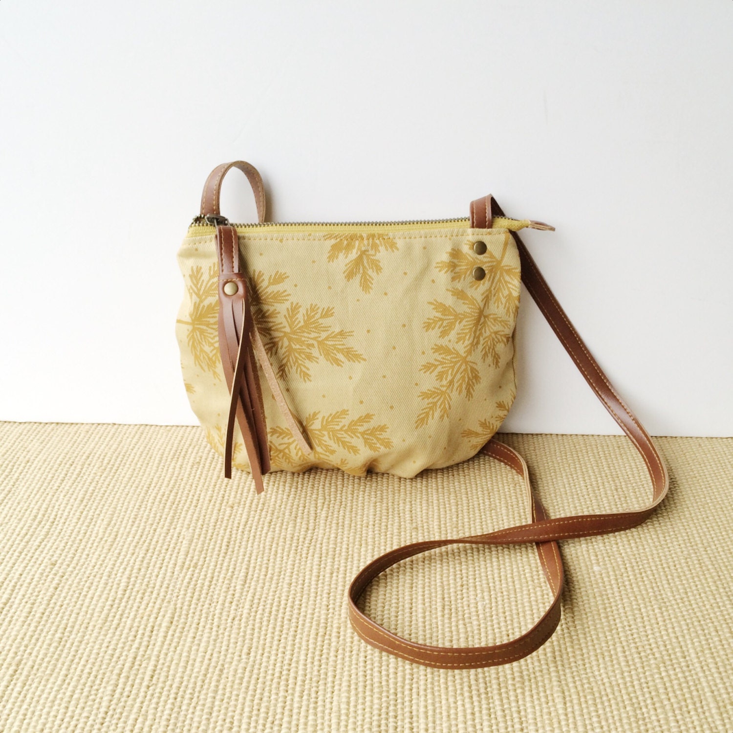 Yellow Crossbody Bag Purse