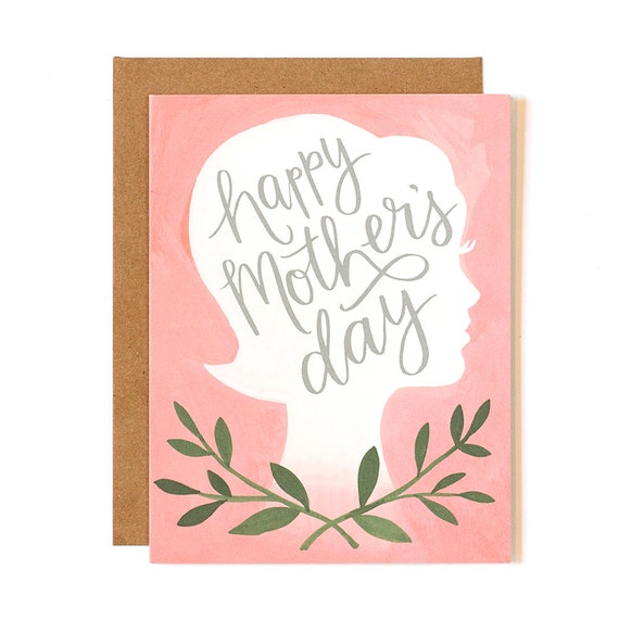 Download Happy Mother's Day Silhouette Illustrated Card // 1canoe2