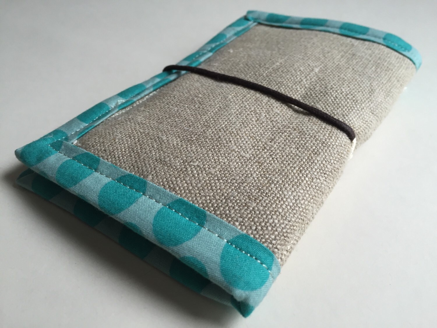 Linen Needle Book Sewing Needle Case Travel Sewing by skrapyram