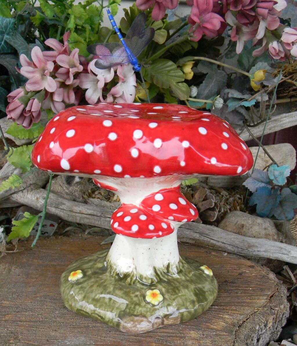 fairy toadstool garden ornaments