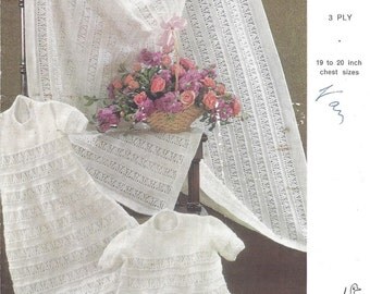 Babies Trousseau Vintage Knitting Pattern 526