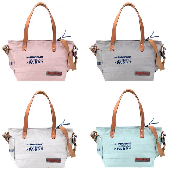 Car Airbag Handbag Recycled // Handmade in by peace4youBAGS