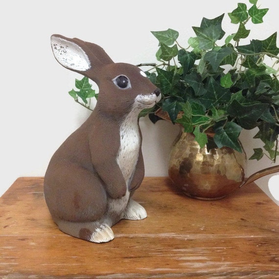 Garden Bunny Rabbit Statue Artline Heavy Plastic Outdoor