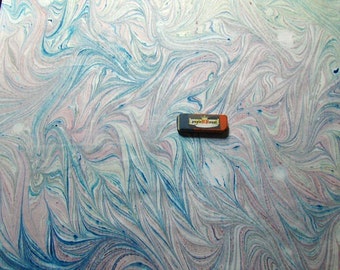 marbled paper .decorative papers,  19.5" x 27,3" cm 50 x 70  .Carta marmorizzata. Bookbinding  supply,  decorative paper -  232