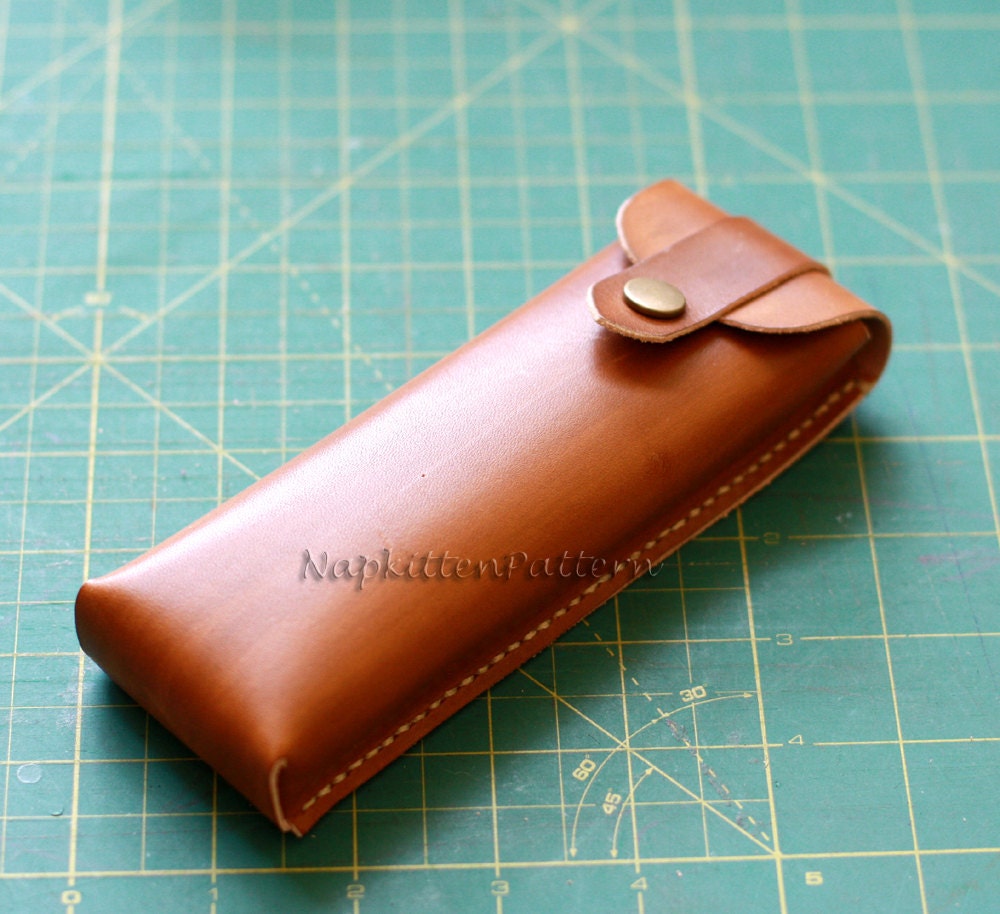 leather pen case pattern leather pen sleeve pattern