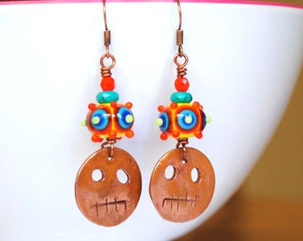 halloween wedding earrings