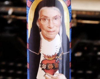 Ruth Bader Ginsburg Prayer Candle / Notorious RBG / SCOTUS