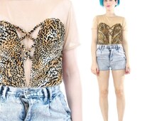 Unique nude sheer top related items | Etsy