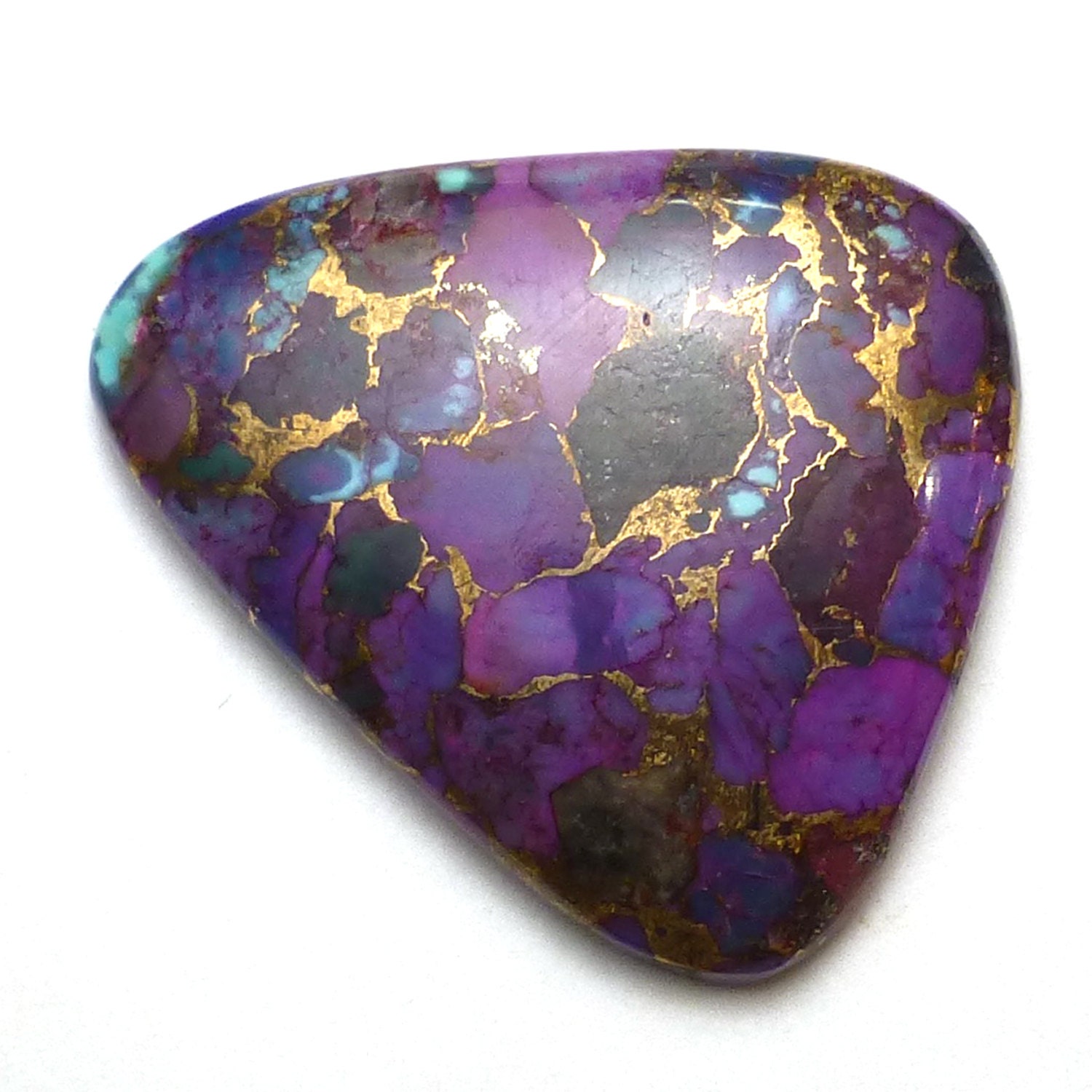 Purple Mojave Turquoise Cabochon Free Form Blue Aqua by saxdsign