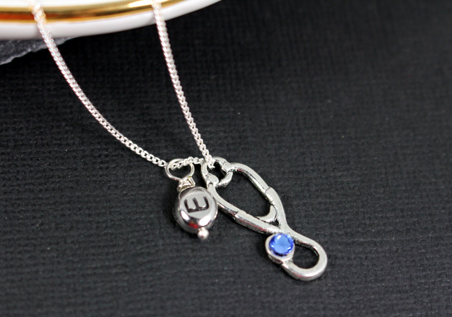 Stethoscope Necklace Doctor Gift Stethoscope Necklace With