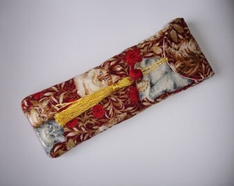 Etui stylos imprimé chats