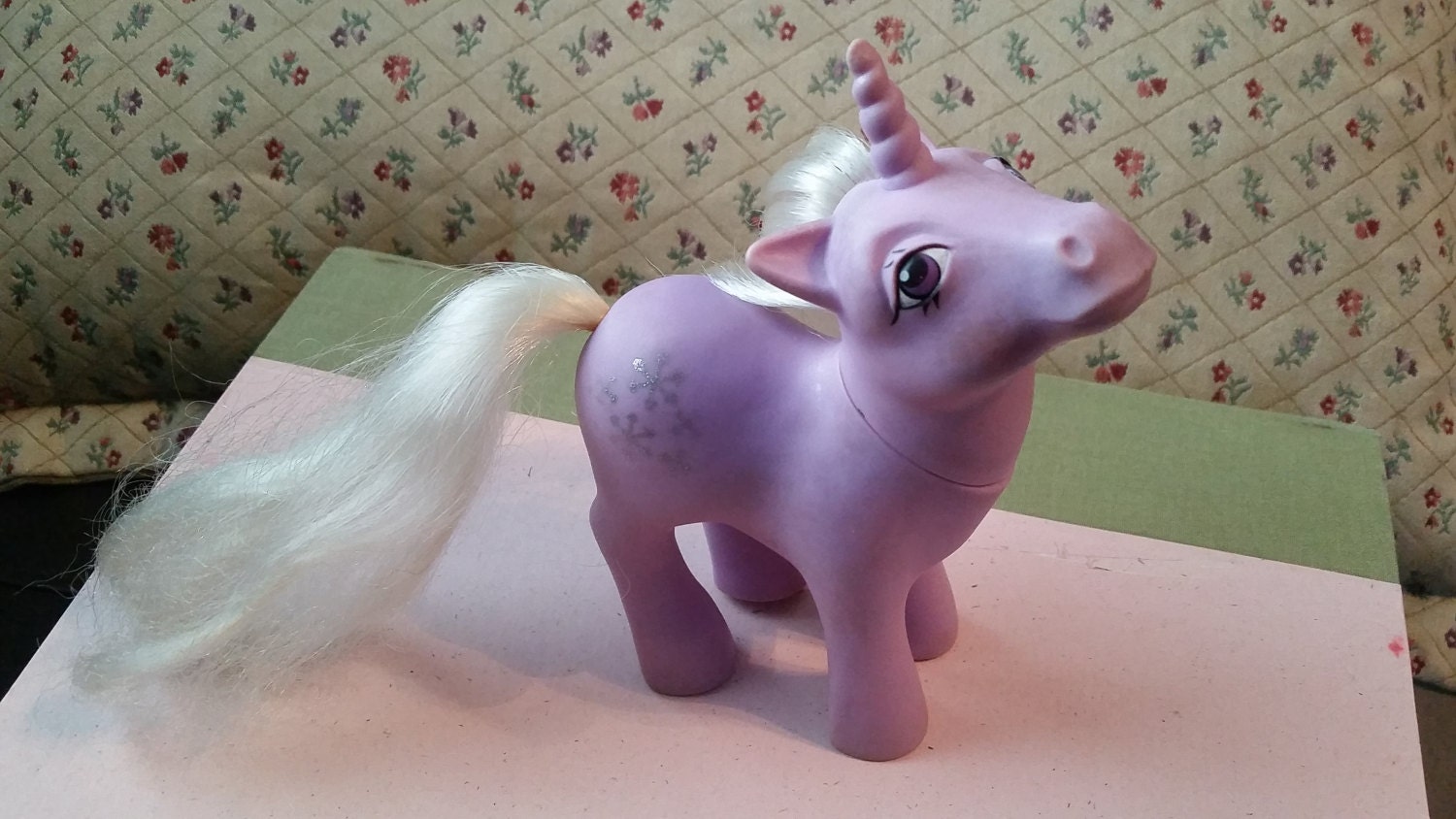 My Little Pony White Unicorn With Purple Hair