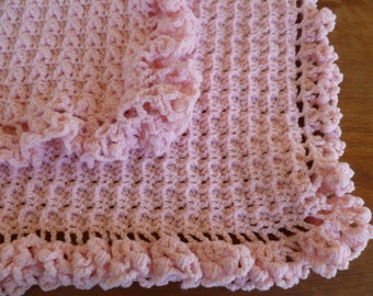 crochet pattern for baby blanket using sparkle yarn