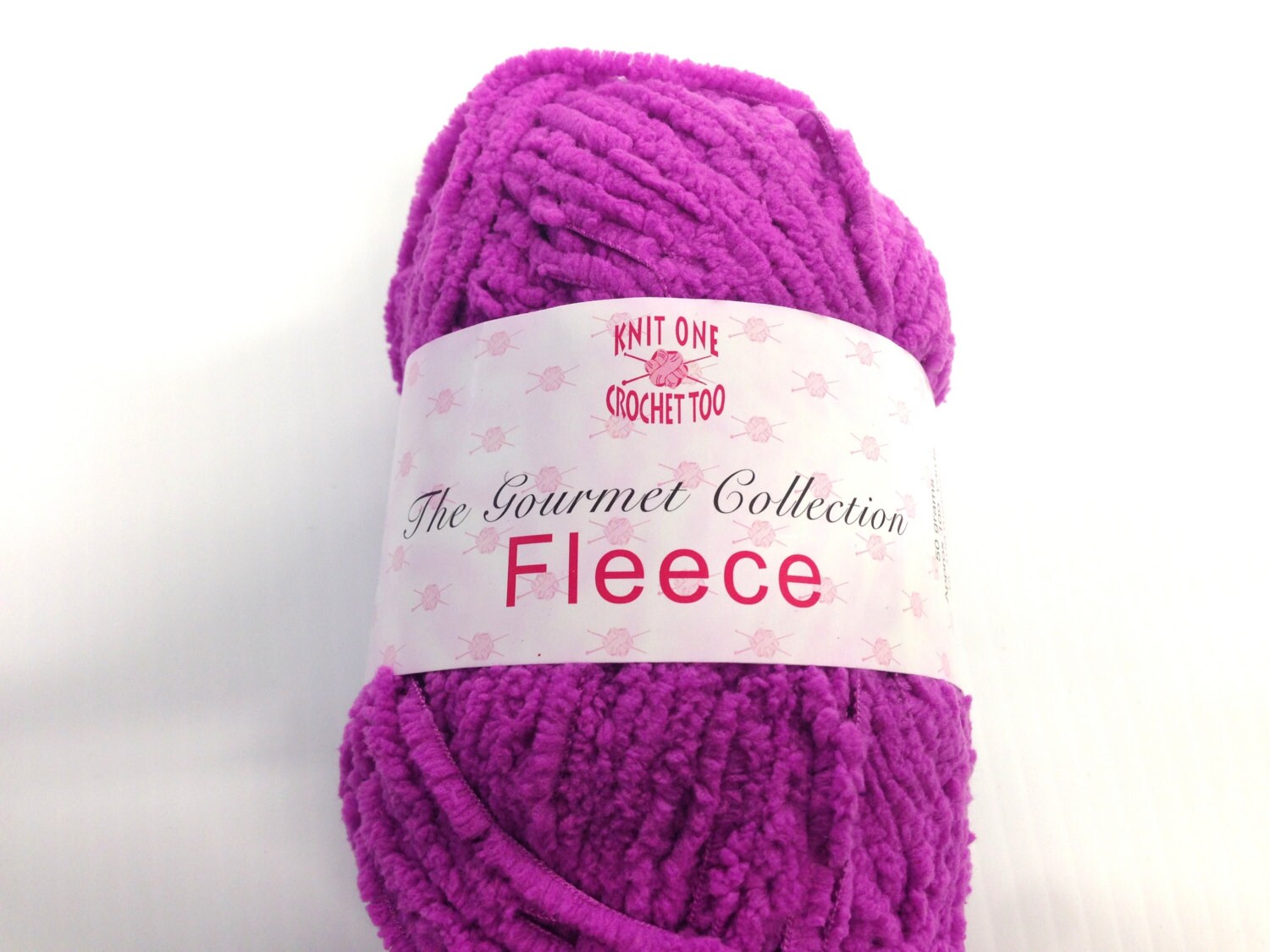 Fleece Yarn from Knit One Crochet Too Fuchsia Bulky by StitchKnit