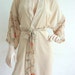 SALE Champagne Bridesmaid Robes wedding robes bridesmaid silk robe gown personalized silk robe kimono robes floral robe bridal robe wedding