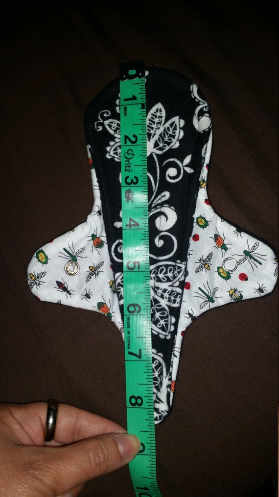 Items similar to Set of 3 8.5" Cloth Menstrual Pad Thong 100 Cotton