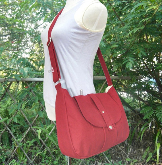 cotton red bags