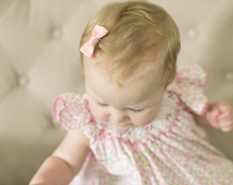 PICK BUNDLE - Newborn Hair Bows - baby hair clips - baby hair bows - small hair bows - newborn hair clips - infant Mini Pinched bows snap