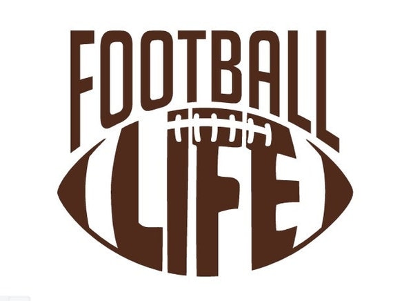 Items similar to Football Life Decal, Football Decal, Football Life ...