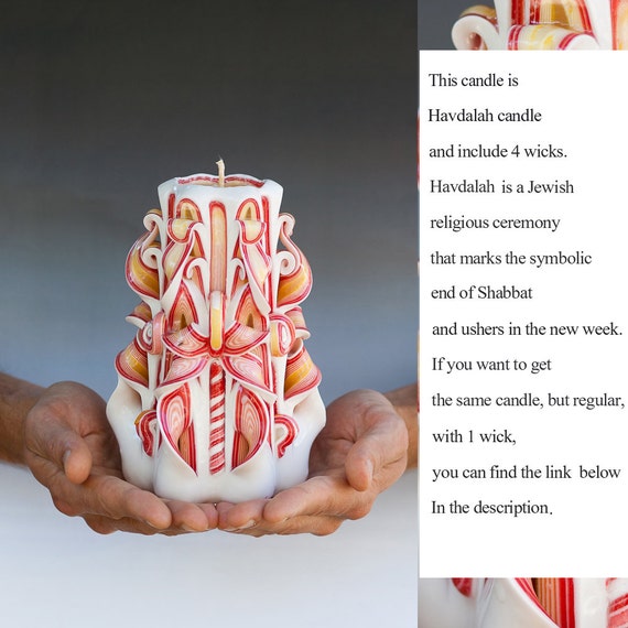 Jewish havdalah candle Israel