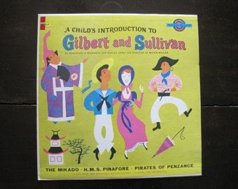 Vintage Record-A Child's Introduction to Gilbert and Sullivan-The Mikado-Songs