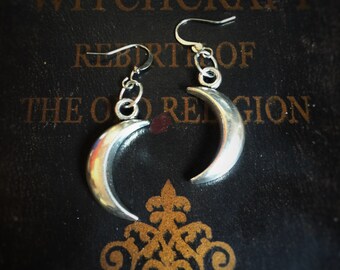 crescent moon earrings