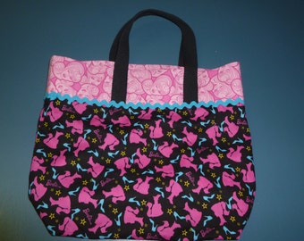 barbie canvas tote