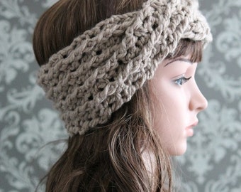Crochet PATTERN - Crochet Headband Pattern - Turban Cross Over Cable Headband Pattern - Baby, Toddler, Child, Adult Sizes- PDF 427
