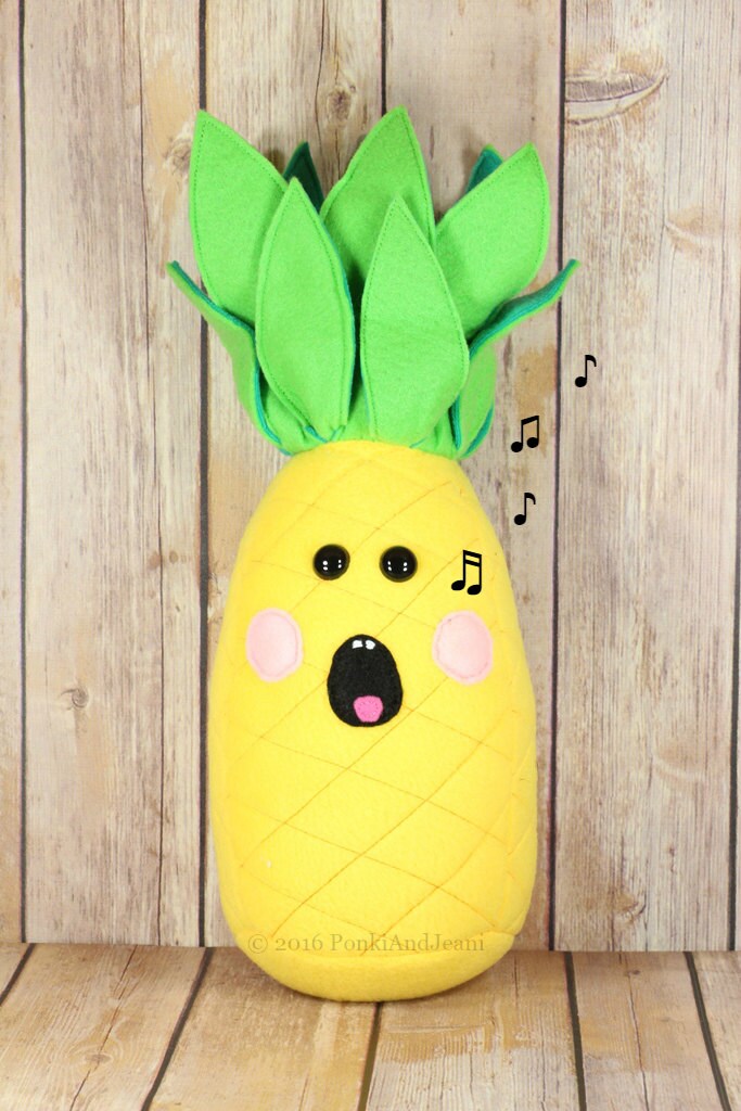 Pineapple Plush Toy Life Size Pineapple stuffed toy Cute