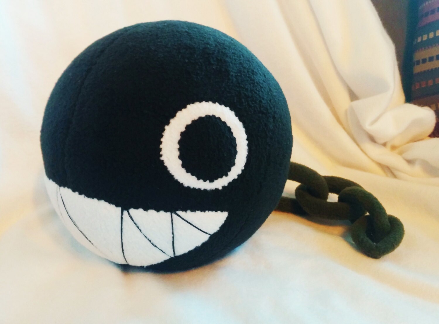 chain chomp plush toy