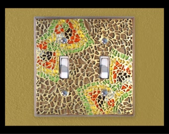 Zen: Marigold - Glass Mosaic Switch Plate